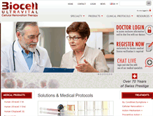 Tablet Screenshot of biocellmedical.com
